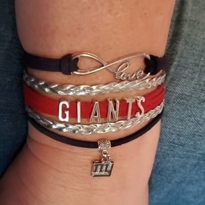 NEW NFL NEW YORK GIANTS BRACELET